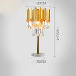 Postmodern Crystal Marble LED Floor Lamp for Bedroom