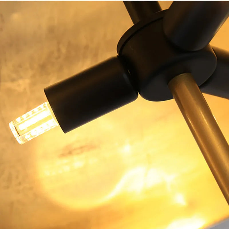 Coyote Gold Tripod Floor Lamp for Home Decor in Living Room or Bedroom