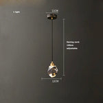 Crystal Copper Chandelier Lighting for Dinning Room