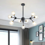 Black Postmodern Sputnik Chandelier for Dining Room and Home Decor