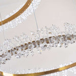 Capri 3-Ring Crystal Chandelier