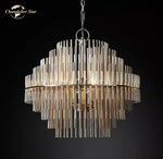 Emile Round LED Chandelier for Dining & Living Room Lighting