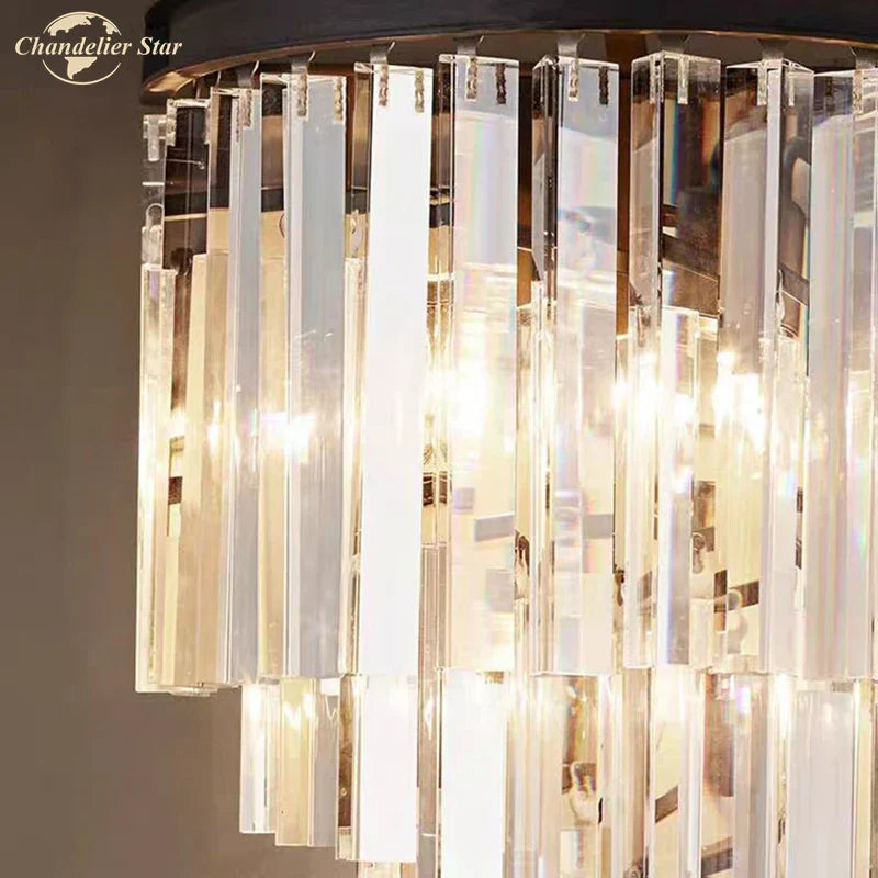 Crystal Wall Lamp: Postmodern Luxury for Bedroom, Living Room, Hotel - Creative Indoor Lighting