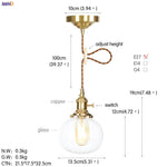 Afralia™ Nordic White Glass Copper Pendant Light with Switch for Home, Bar, and Cafe