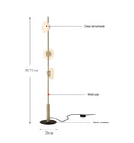 Ceto Glass Floor Lamp by - Vertical Nordic Design for Luxury Living Room