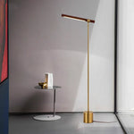 Linear Wood LED Floor Lamp | Modern Minimalist Designer Vertical Loft Floor Light