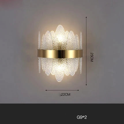 Golden Stainless Steel LED Designer Chandelier for Dining Room