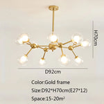 Black Postmodern Sputnik Chandelier for Dining Room and Home Decor