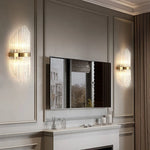 Gold Black LED Wall Sconce Light for Bedroom Corridor