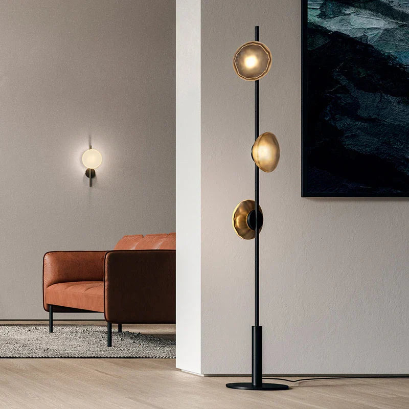 Ceto Glass Floor Lamp by - Vertical Nordic Design for Luxury Living Room