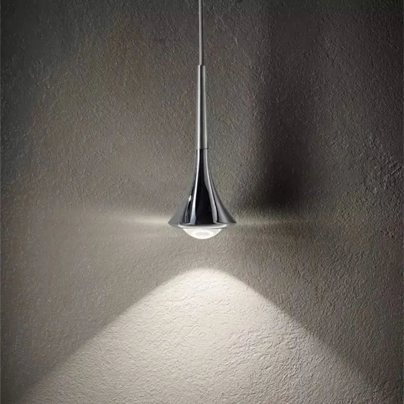 Rain Chrome Pendant Light for Dining Room Minimalism Decor Kitchen Loft