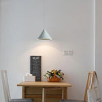 Annular Cone Pendant Lamp: Minimalist Nordic Design for Living Room, Restaurant, Bar