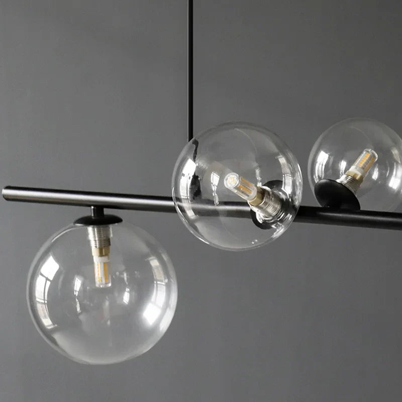Nordic Glass Bubble Chandelier for Bedroom Dinning Room Decor