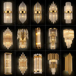 Crystal LED Wall Sconce Light for Bedroom and Corridor