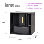 Outdoor COB LED Wall Lamp for Bedroom Hallway Porch Balcony