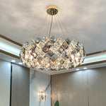 Crystal Chandelier: High-End LED Pendant Light for Living Room, Dining Room & Kitchen