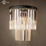 Crystal Wall Lamp: Postmodern Luxury for Bedroom, Living Room, Hotel - Creative Indoor Lighting