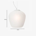 Modern Nordic Glass Pendant Light - LED Indoor Home Decor
