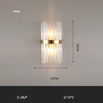 Gold Black LED Wall Sconce Light for Bedroom Corridor