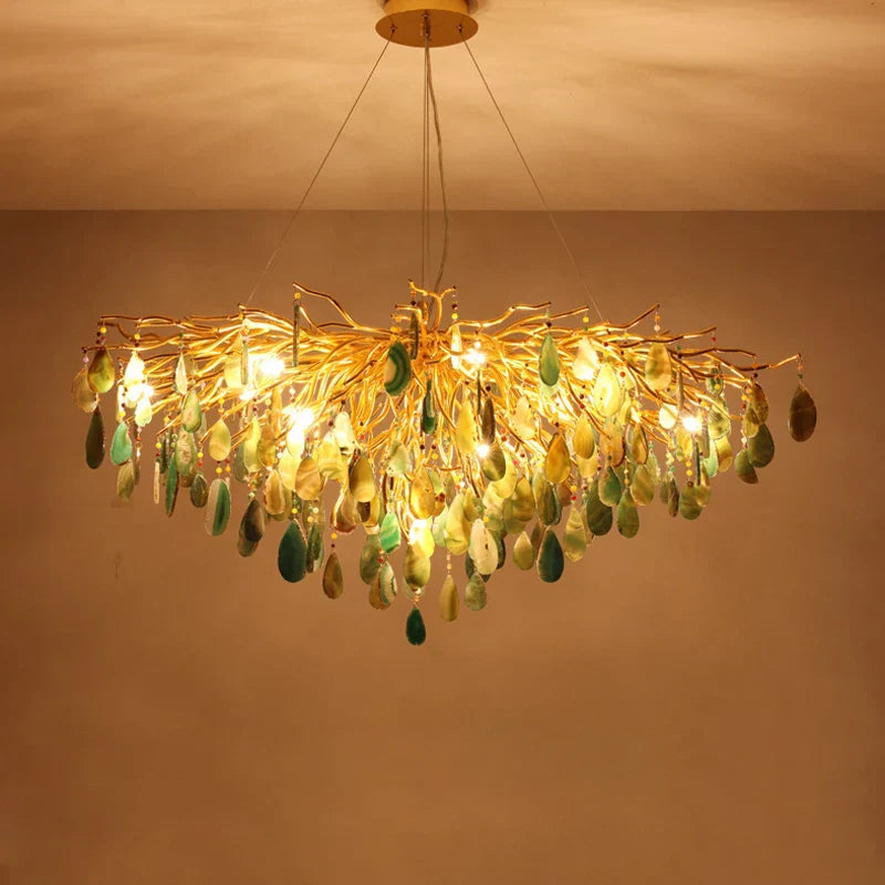 Agate Designer LED Chandelier for Dining & Foyer Room