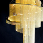 Chain Chandelier Lighting Suspension for Staircase