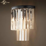 Crystal Wall Lamp: Postmodern Luxury for Bedroom, Living Room, Hotel - Creative Indoor Lighting