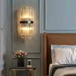 Crystal LED Wall Sconce Light for Bedroom and Corridor