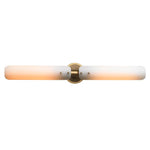 Copper Gold White LED Wall Sconce for Bedroom
