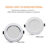 Round LED Downlight 18W 15W 12W 9W 7W AC220V Recessed LED Ceiling Spot Light