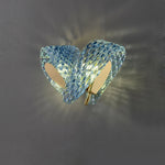 Copper Glass Blue Beauty Designer Wall Sconce LED Wall Light