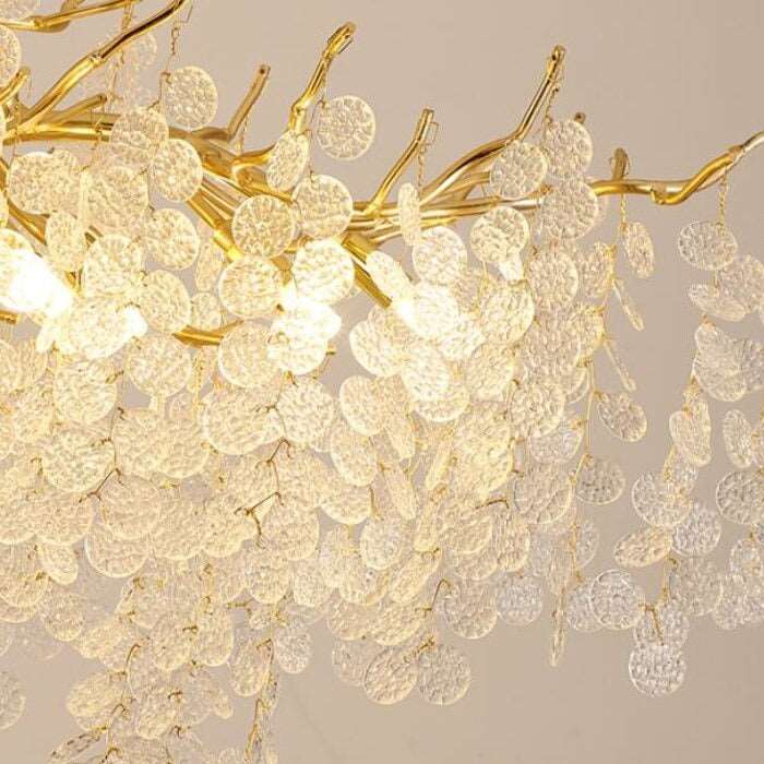 Albero Frost Glass Dining Room Chandelier