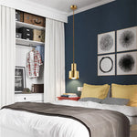 Brass Trumpet Pendant Light - Stylish Nordic Design for Bedroom, Hallway, Bar