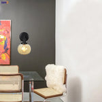 Glass Ball Wall Light Switch Hallway Bathroom Mirror Stair Black Wall Sconce