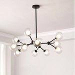 Black Postmodern Sputnik Chandelier for Dining Room and Home Decor