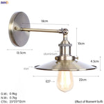 Antique Gold Rustic LED Wall Light for Home Decor