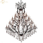 Rococo Crystal Chandelier LED Candle Vintage Luxury Lighting
