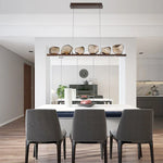 Stone Design G4 LED Round Chandelier for Modern Foyer Lighting