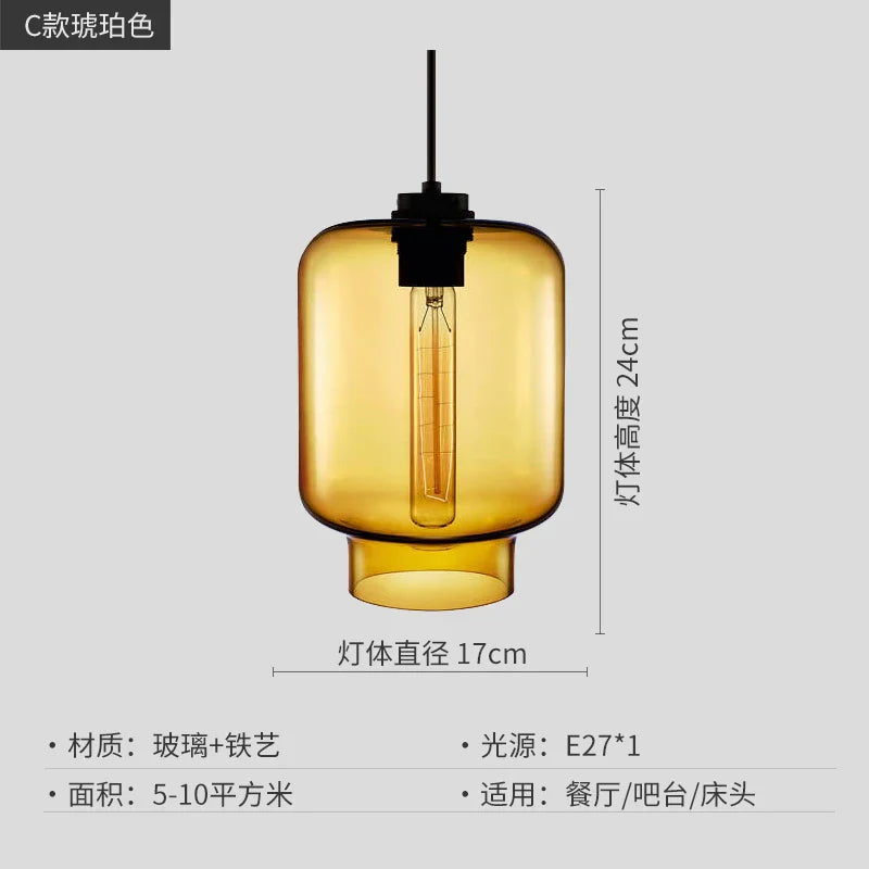 Geometric Glass Pendant Light Collection: Modern Crystalline Pendant Series