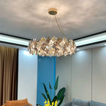 Crystal Chandelier: High-End LED Pendant Light for Living Room, Dining Room & Kitchen