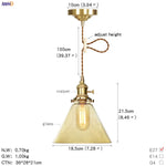 Nordic White Glass Pendant Lights with Japan Copper Finish