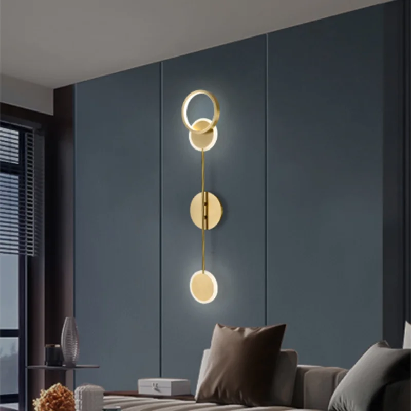 Modern Gold LED Wall Light Sconce for Home Decor