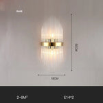 Gold Black LED Wall Sconce Light for Bedroom Corridor