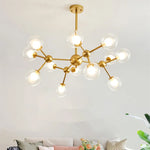 Black Postmodern Sputnik Chandelier for Dining Room and Home Decor
