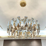 Crystal LED Chandelier for Elegant Living Room, Dining, Bedroom, Kitchen