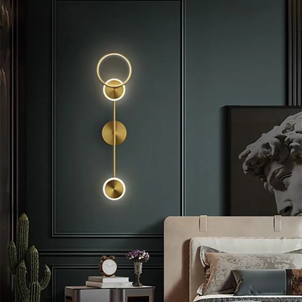 Modern Gold LED Wall Light Sconce for Home Decor