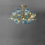 Copper Glass Blue Beauty Designer Wall Sconce LED Wall Light