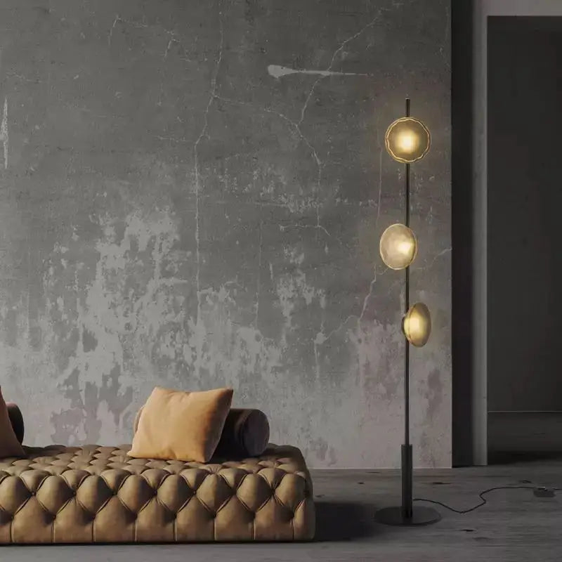 Ceto Glass Floor Lamp by - Vertical Nordic Design for Luxury Living Room