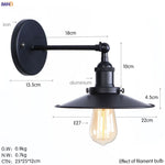 Antique Gold Rustic LED Wall Light for Home Decor