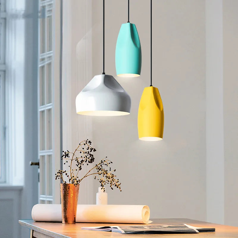 Micro LED Pendant Lights: Nordic Minimalistic Art Deco Lighting for Living Room, Dining Room & Bedroom