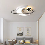 Modern Moon Ceiling Light for Kids Room and Bedroom Decoration